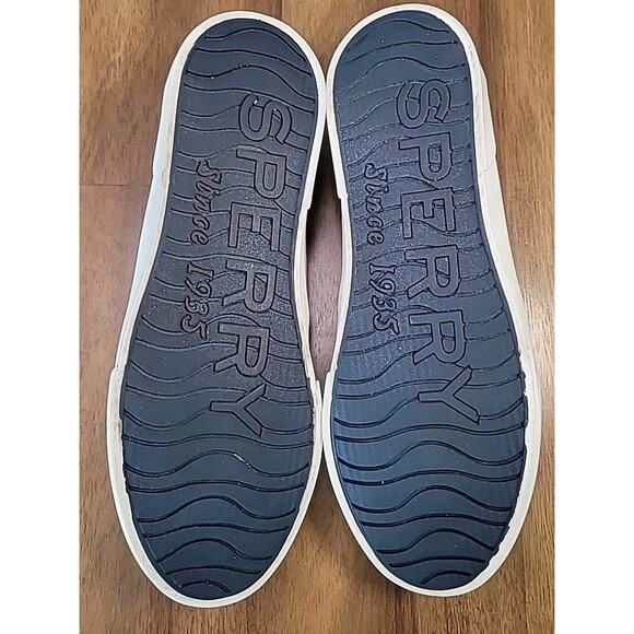 Sperry Top‑Sider Pier Boat Light Gray Canvas Women’s Size 8.5 M – GUC - Picture 8 of 9